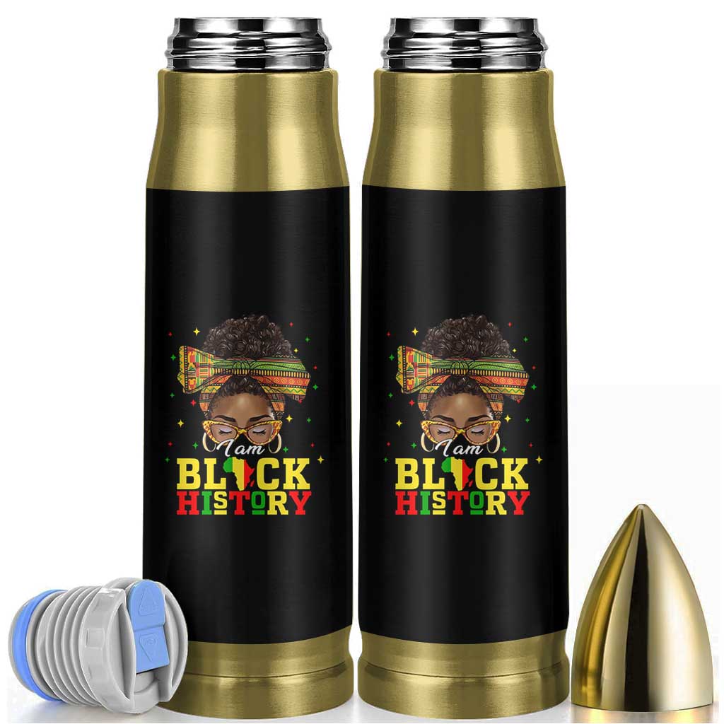 Black History Month Bullet Tumbler Messy Pun Afro African American