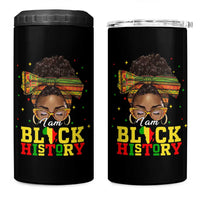 Black History Month 4 in 1 Can Cooler Tumbler Messy Pun Afro African American