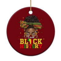 Black History Month Ceramic Ornament Messy Pun Afro African American