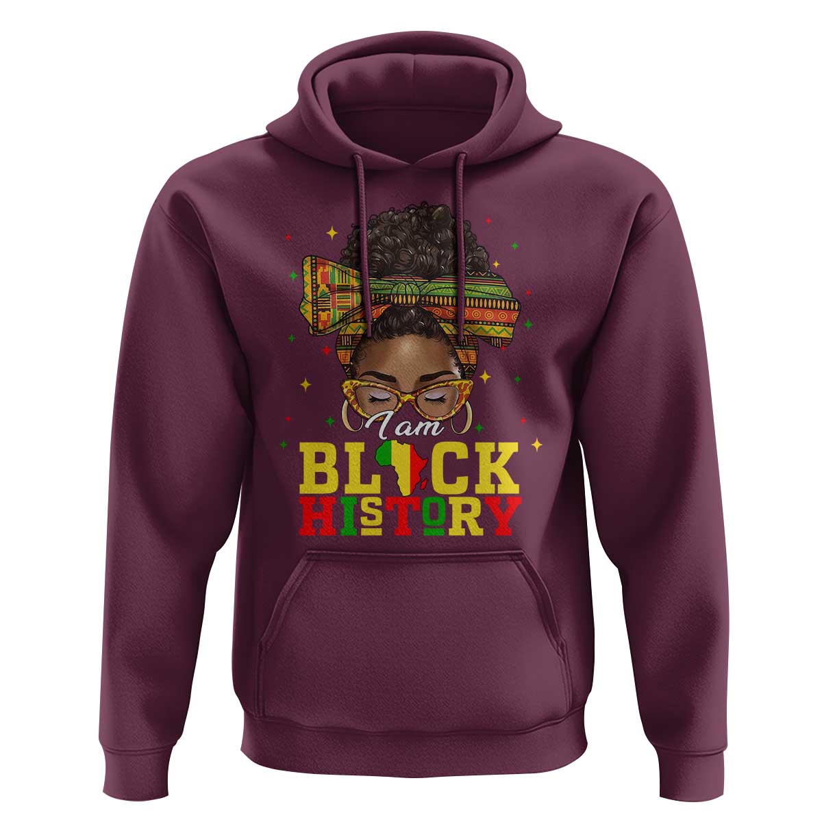 Black History Month Hoodie Messy Pun Afro African American