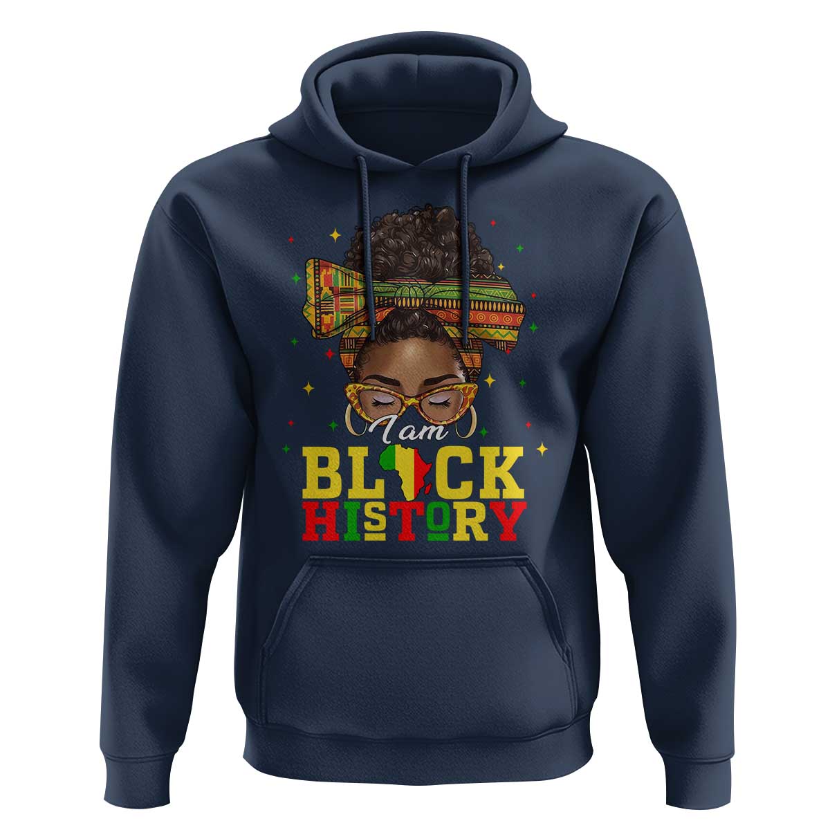 Black History Month Hoodie Messy Pun Afro African American