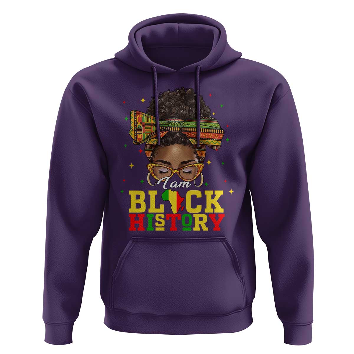 Black History Month Hoodie Messy Pun Afro African American
