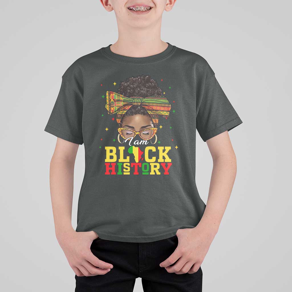 Black History Month T Shirt For Kid Messy Pun Afro African American