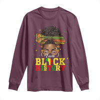 Black History Month Long Sleeve Shirt Messy Pun Afro African American