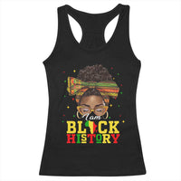 Black History Month Racerback Tank Top Messy Pun Afro African American
