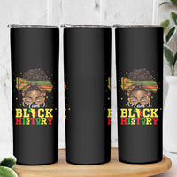 Black History Month Skinny Tumbler Messy Pun Afro African American