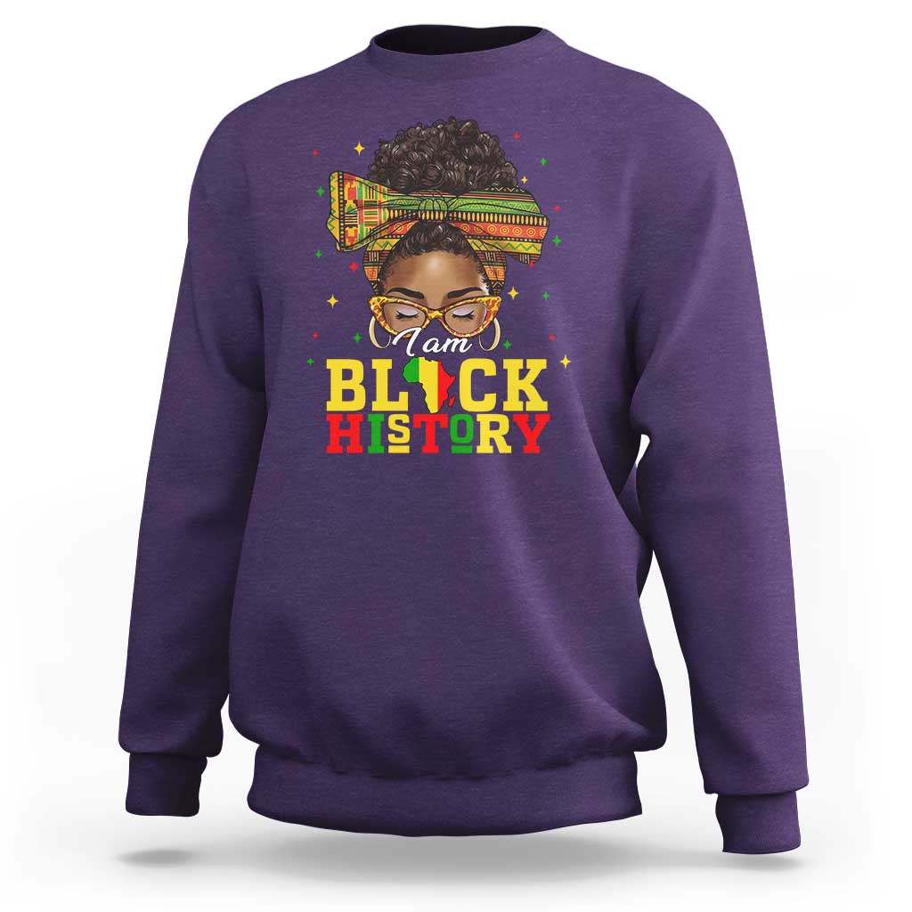 Black History Month Sweatshirt Messy Pun Afro African American