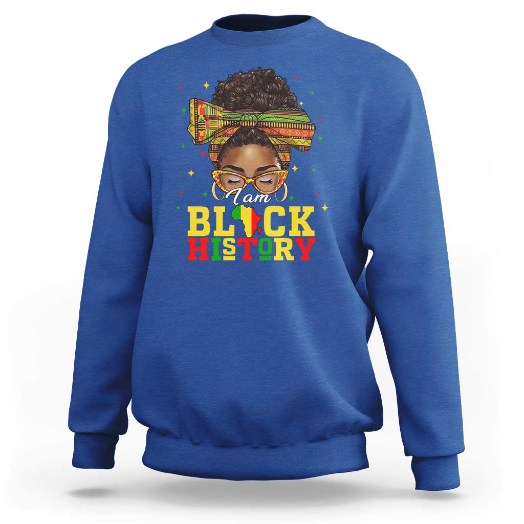 Black History Month Sweatshirt Messy Pun Afro African American