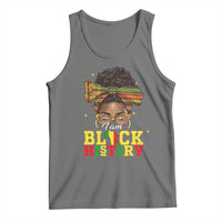 Black History Month Tank Top Messy Pun Afro African American