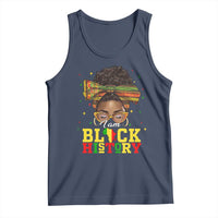 Black History Month Tank Top Messy Pun Afro African American