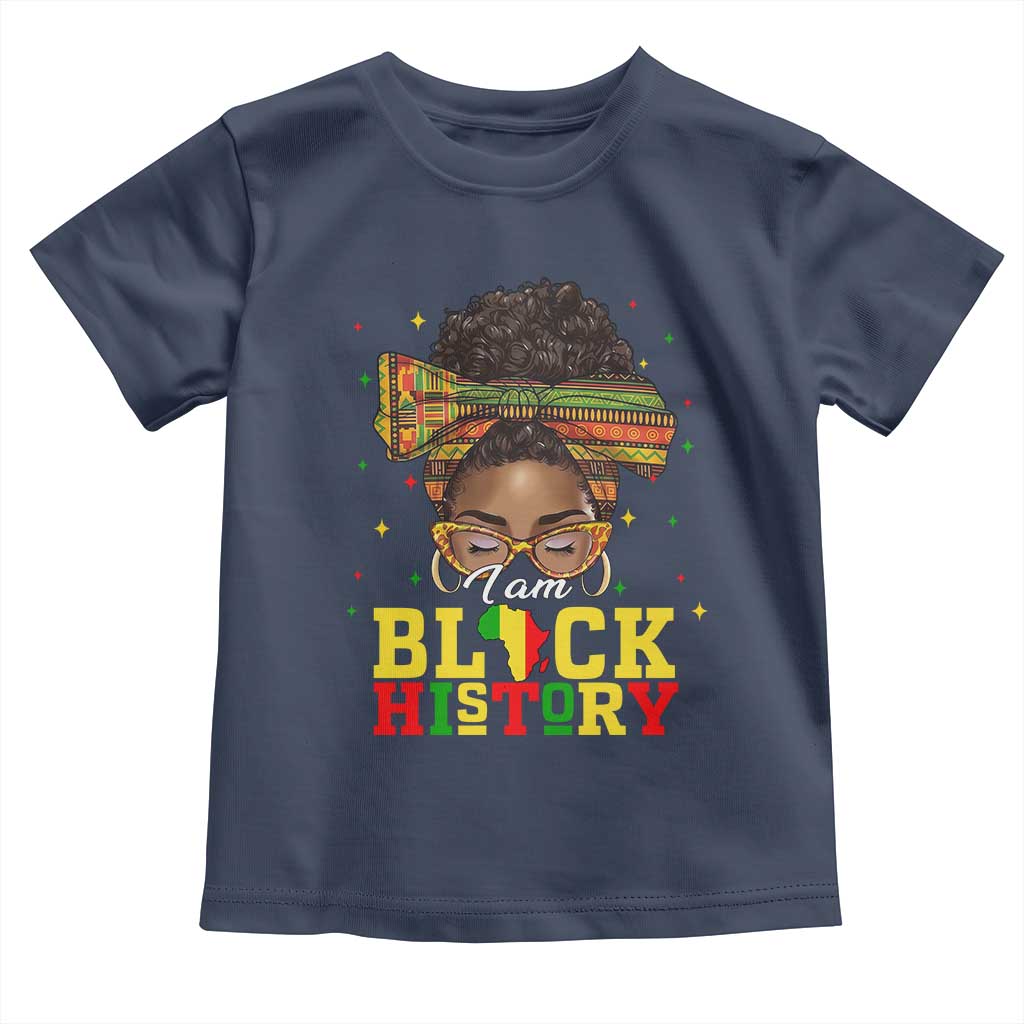 Black History Month Toddler T Shirt Messy Pun Afro African American
