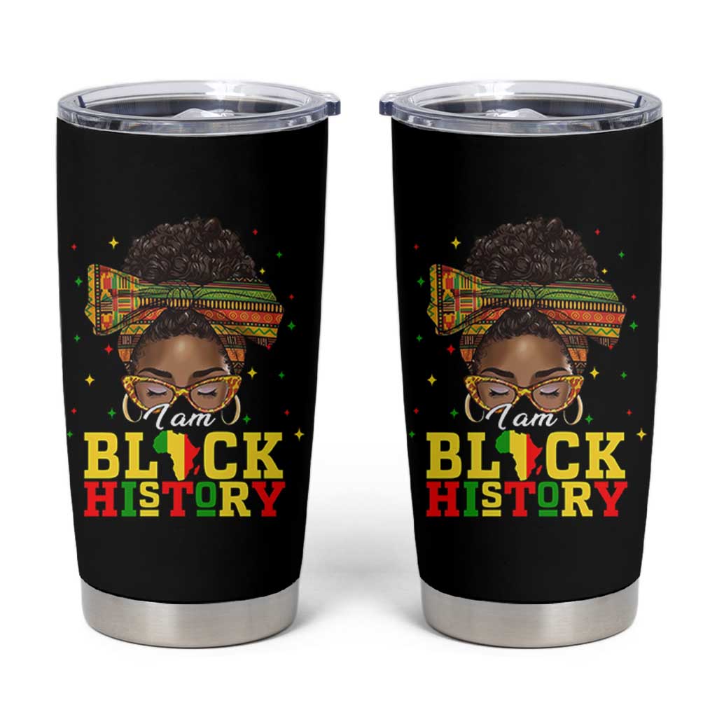 Black History Month Tumbler Cup Messy Pun Afro African American