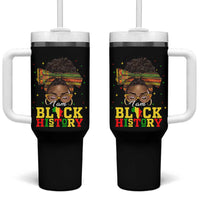 Black History Month Tumbler With Handle Messy Pun Afro African American