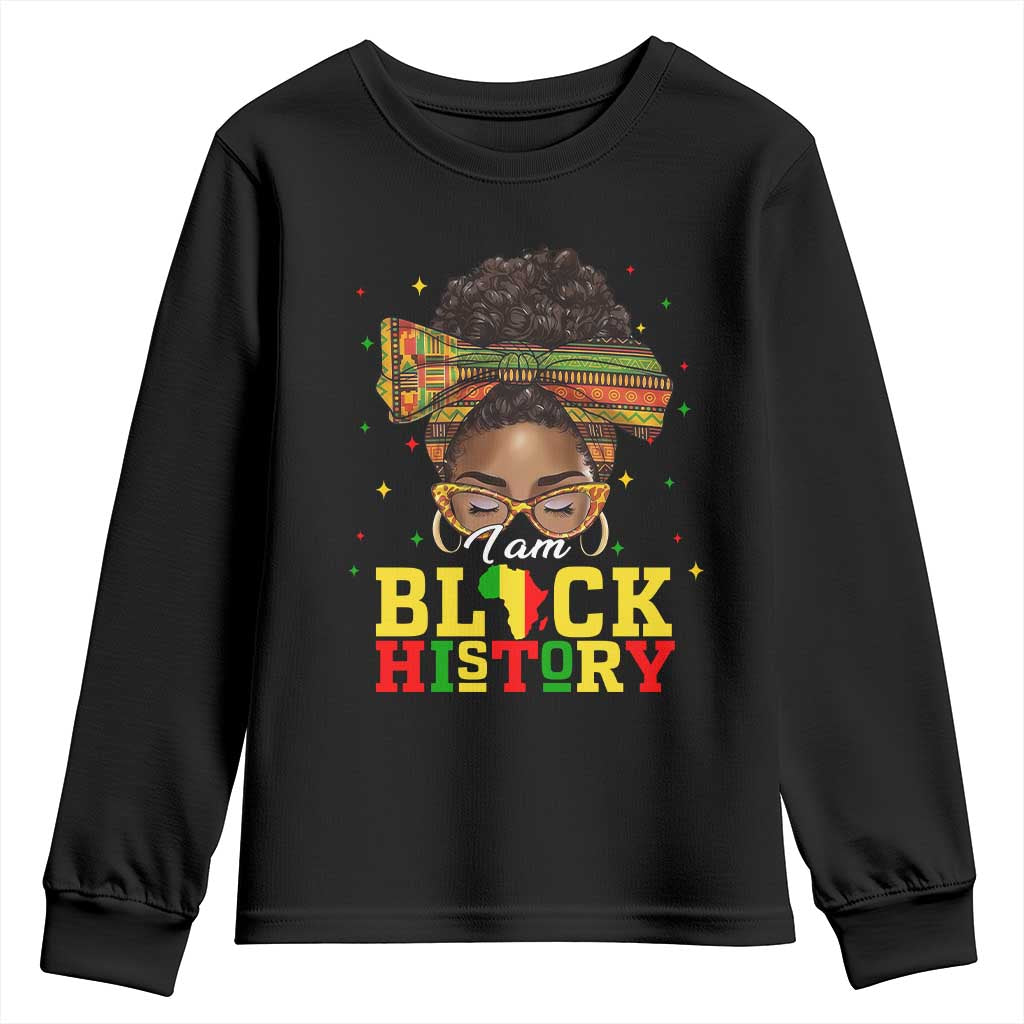 Black History Month Youth Sweatshirt Messy Pun Afro African American