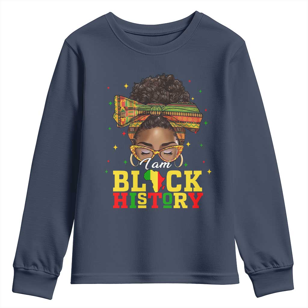 Black History Month Youth Sweatshirt Messy Pun Afro African American
