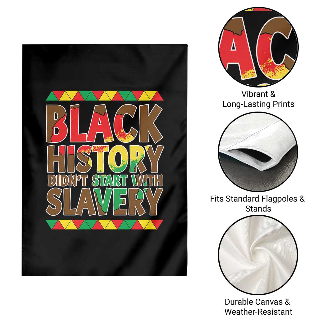 Black History Month Garden Flag Black History Month Didn't Start With Slavery