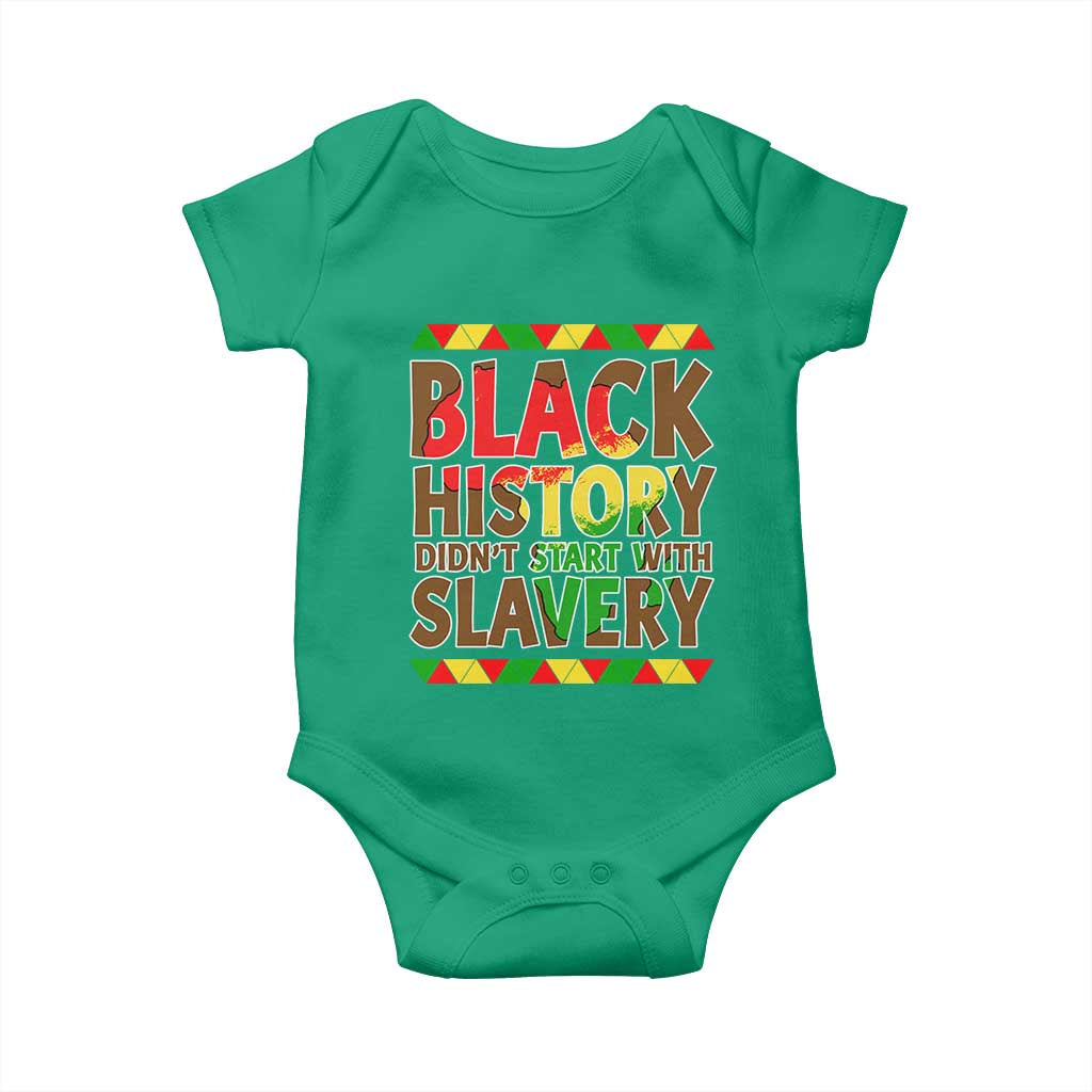Black History Month Baby Onesie Black History Month Didn't Start With Slavery