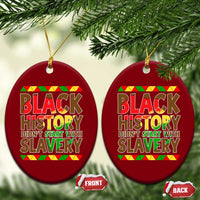 Black History Month Ceramic Ornament Black History Month Didn't Start With Slavery