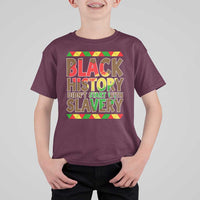 Black History Month T Shirt For Kid Black History Month Didn't Start With Slavery