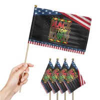 Black History Month Patriotic Handheld Flag Black History Month Didn't Start With Slavery