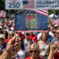 Black History Month Patriotic Handheld Flag Black History Month Didn't Start With Slavery