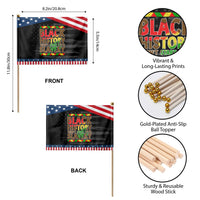 Black History Month Patriotic Handheld Flag Black History Month Didn't Start With Slavery