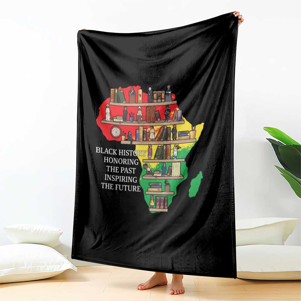 Black History Teacher Throw Blanket Black History Honoring The Past Inspiring The Future