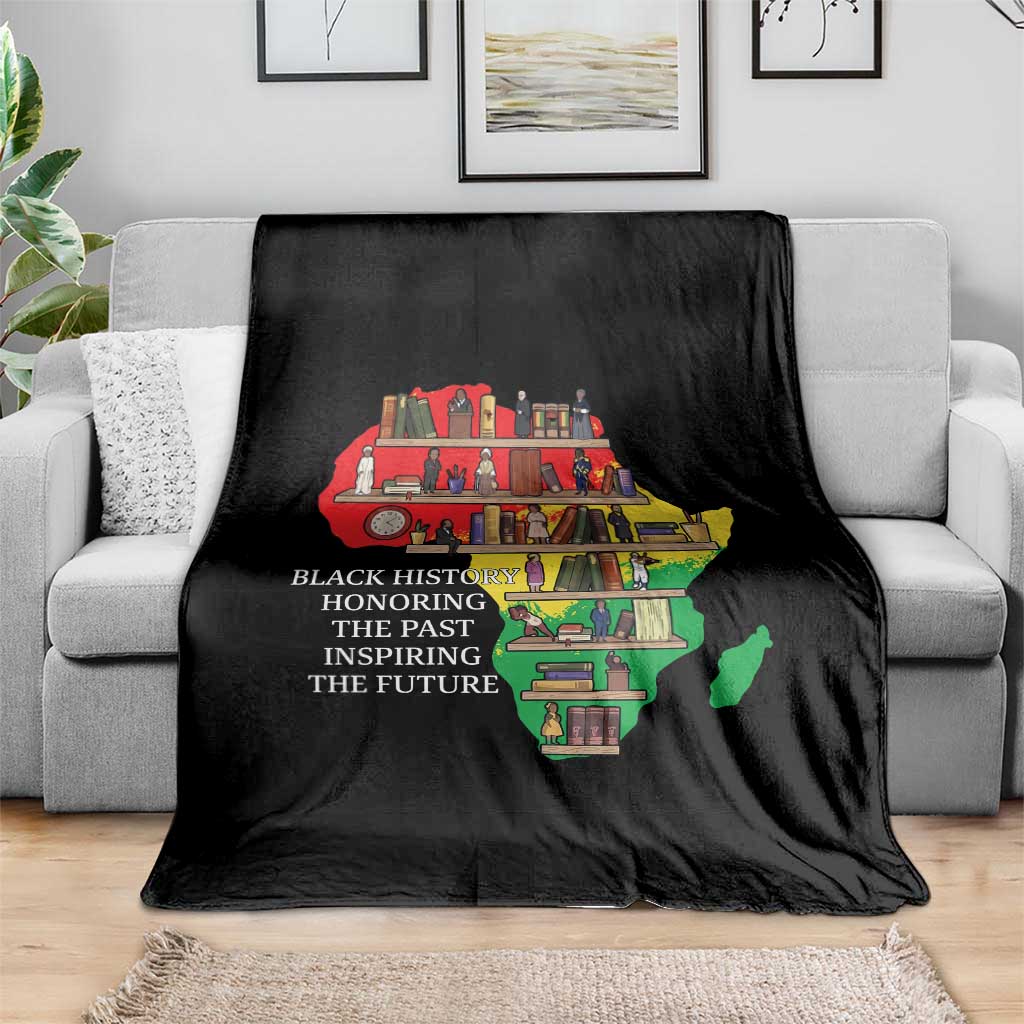 Black History Teacher Throw Blanket Black History Honoring The Past Inspiring The Future