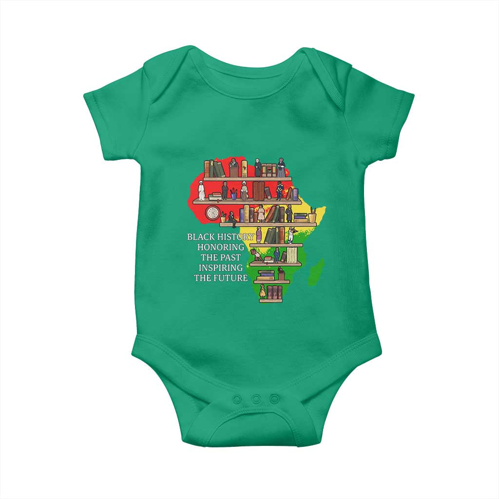 Black History Teacher Baby Onesie Black History Honoring The Past Inspiring The Future