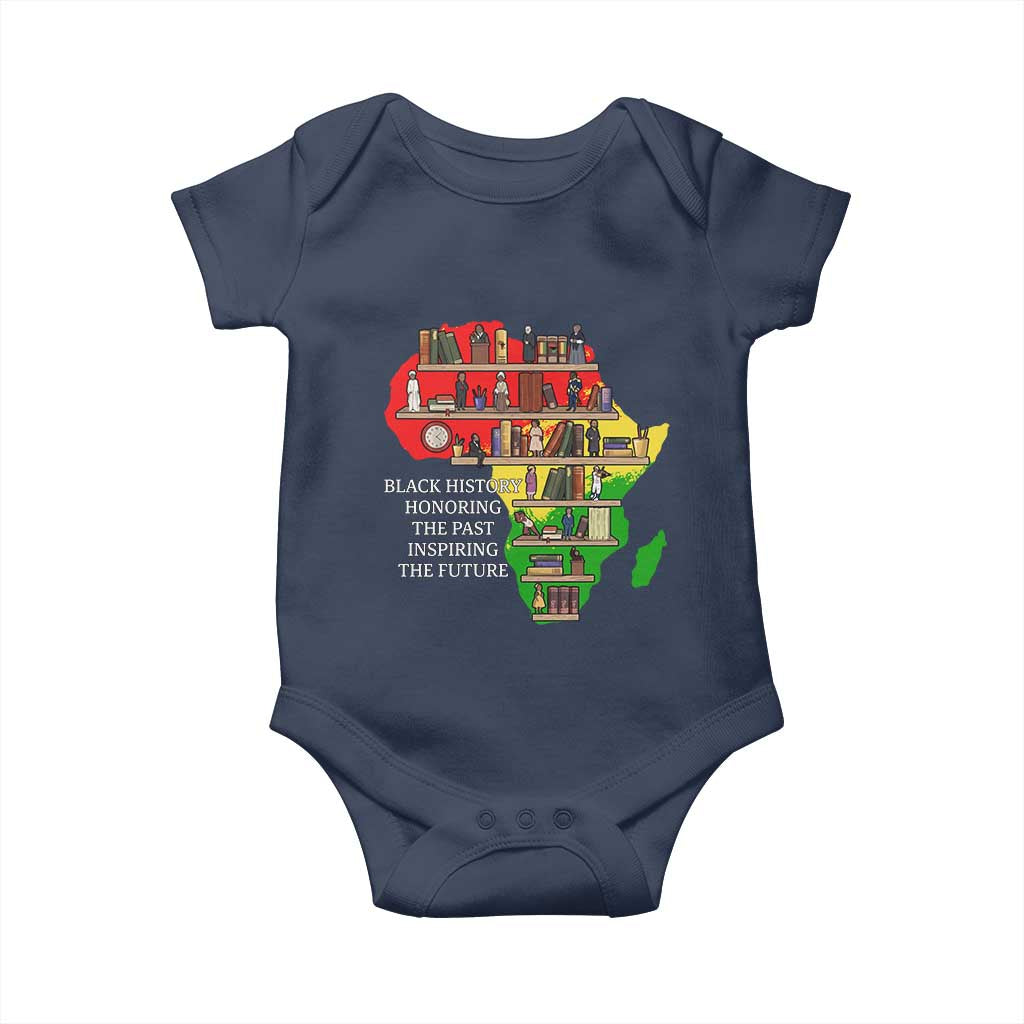 Black History Teacher Baby Onesie Black History Honoring The Past Inspiring The Future