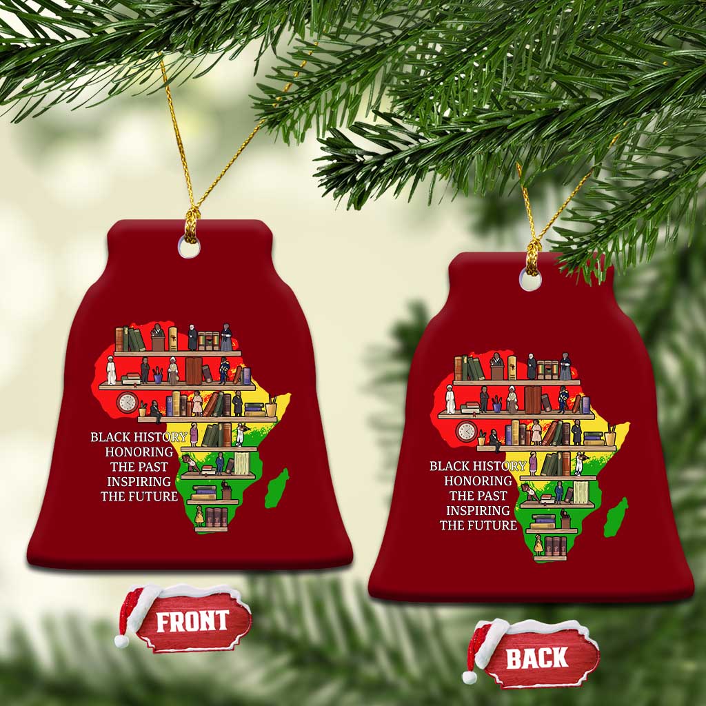 Black History Teacher Ceramic Ornament Black History Honoring The Past Inspiring The Future