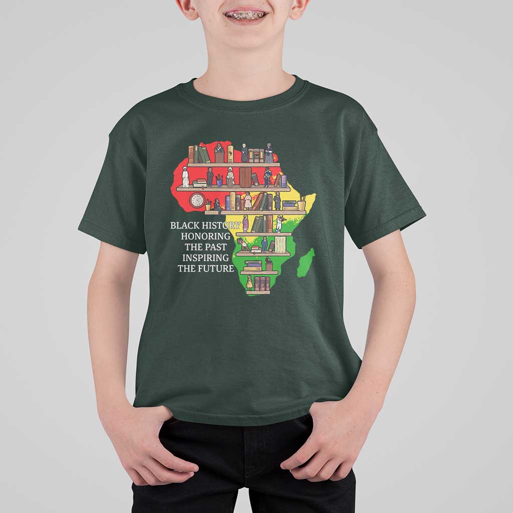 Black History Teacher T Shirt For Kid Black History Honoring The Past Inspiring The Future
