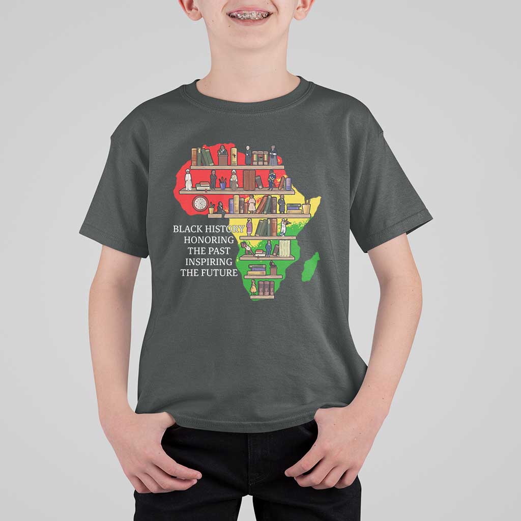 Black History Teacher T Shirt For Kid Black History Honoring The Past Inspiring The Future