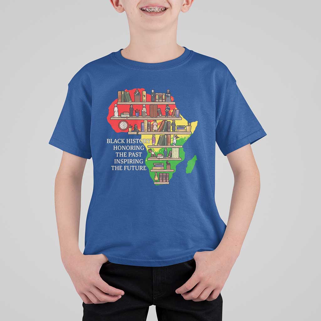 Black History Teacher T Shirt For Kid Black History Honoring The Past Inspiring The Future