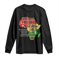 Black History Teacher Long Sleeve Shirt Black History Honoring The Past Inspiring The Future
