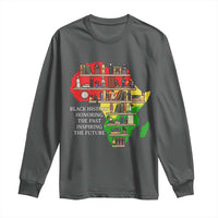 Black History Teacher Long Sleeve Shirt Black History Honoring The Past Inspiring The Future
