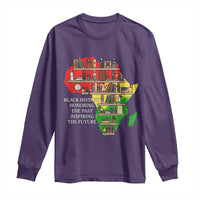 Black History Teacher Long Sleeve Shirt Black History Honoring The Past Inspiring The Future