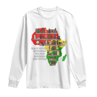 Black History Teacher Long Sleeve Shirt Black History Honoring The Past Inspiring The Future