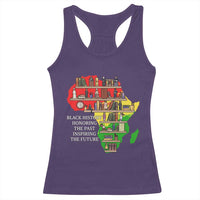 Black History Teacher Racerback Tank Top Black History Honoring The Past Inspiring The Future