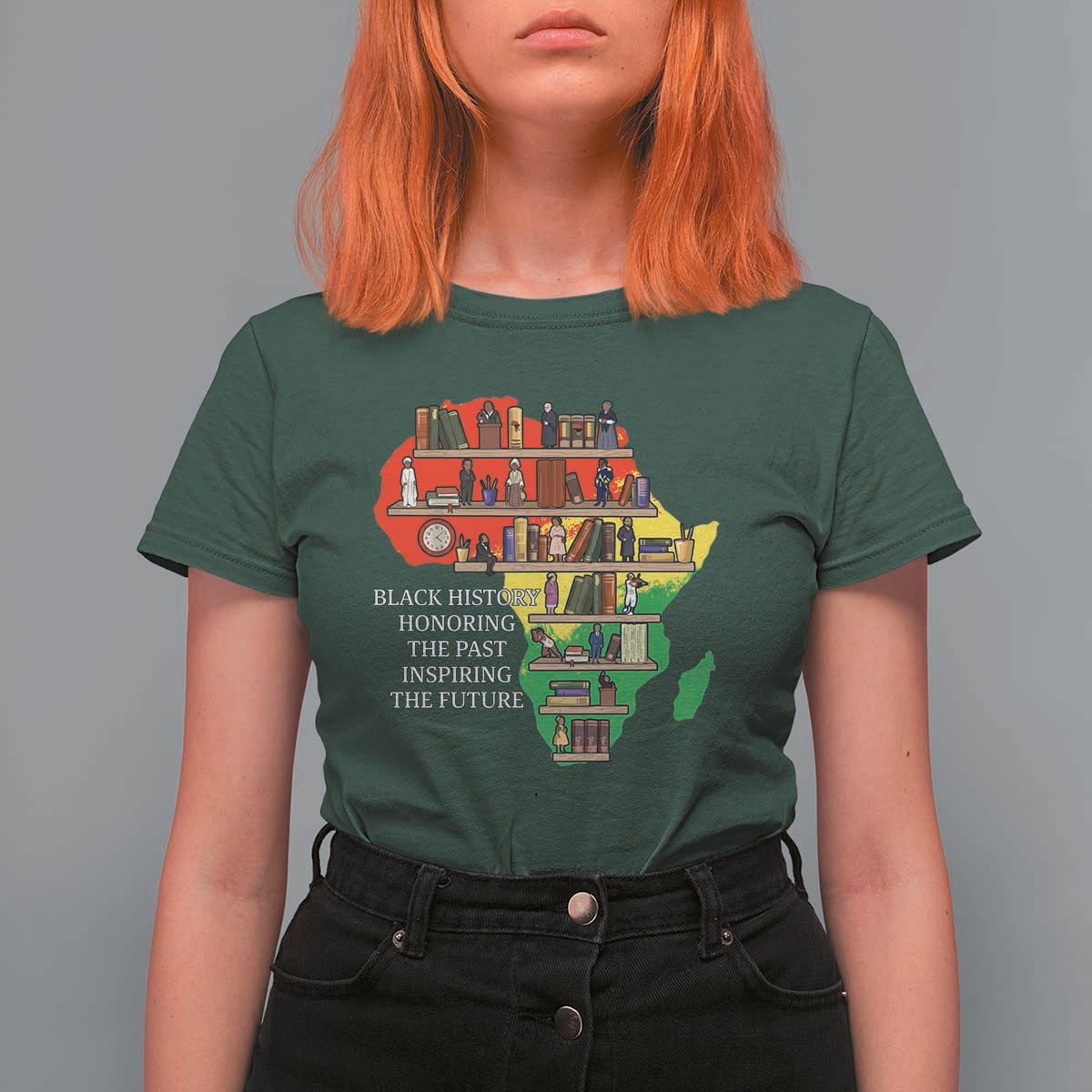 Black History Teacher T Shirt For Women Black History Honoring The Past Inspiring The Future