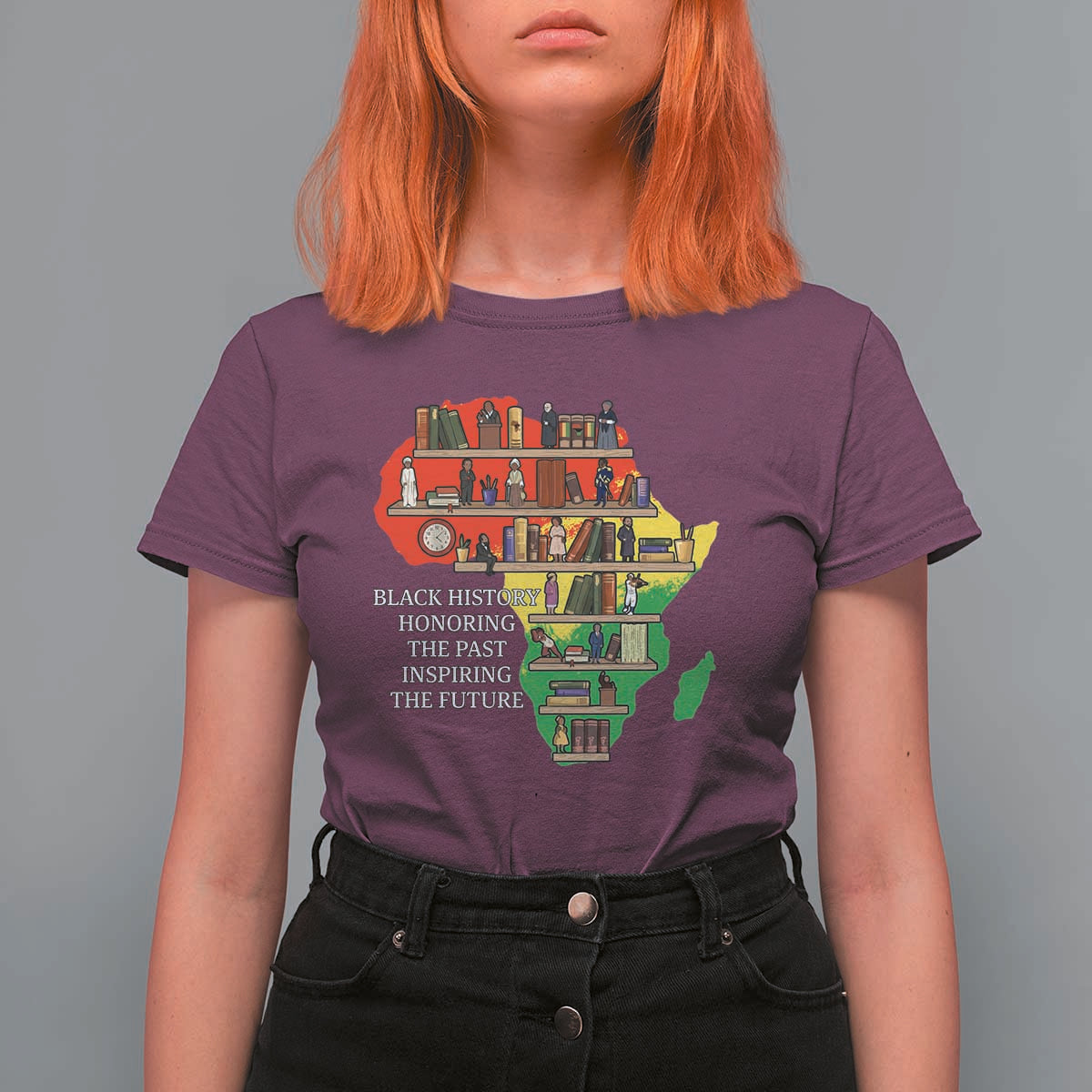 Black History Teacher T Shirt For Women Black History Honoring The Past Inspiring The Future