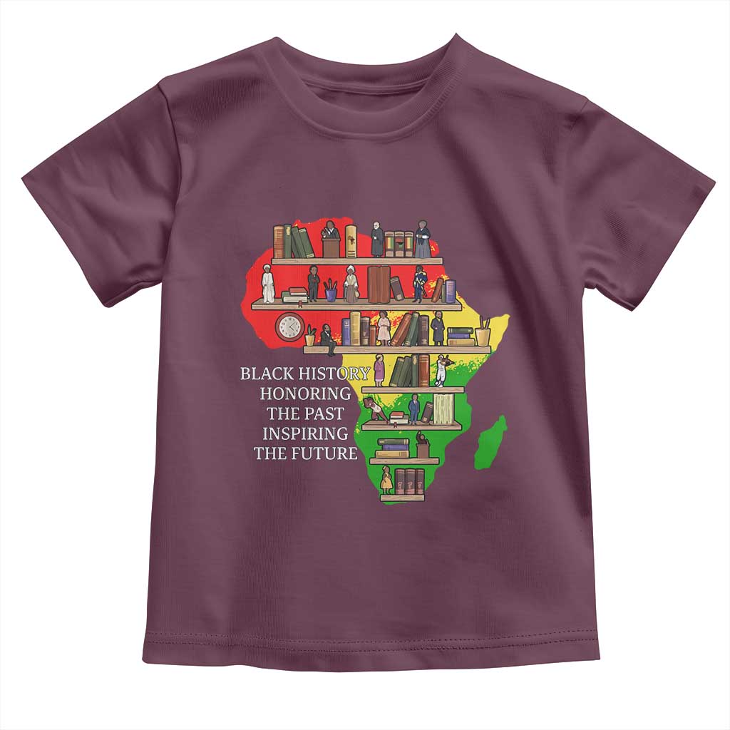 Black History Teacher Toddler T Shirt Black History Honoring The Past Inspiring The Future