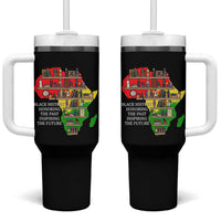 Black History Teacher Tumbler With Handle Black History Honoring The Past Inspiring The Future