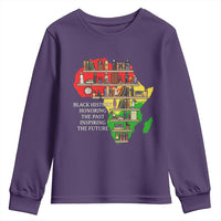 Black History Teacher Youth Sweatshirt Black History Honoring The Past Inspiring The Future