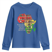 Black History Teacher Youth Sweatshirt Black History Honoring The Past Inspiring The Future