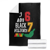 Funny Six Seven African American Throw Blanket Black History Month