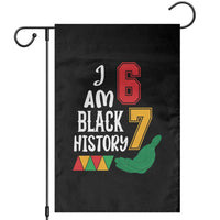 Funny Six Seven African American Garden Flag Black History Month