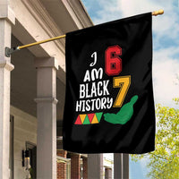 Funny Six Seven African American Garden Flag Black History Month