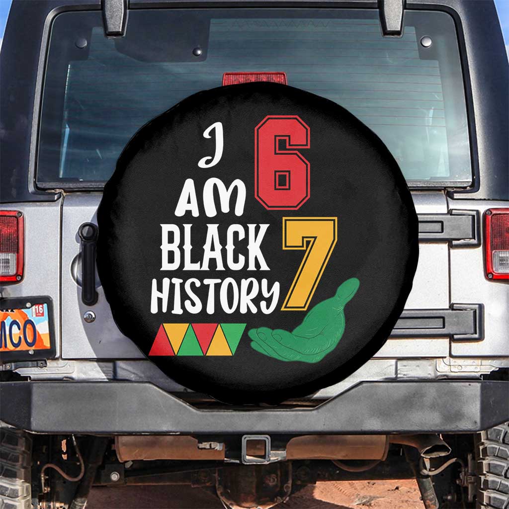 Funny Six Seven African American Spare Tire Cover Black History Month
