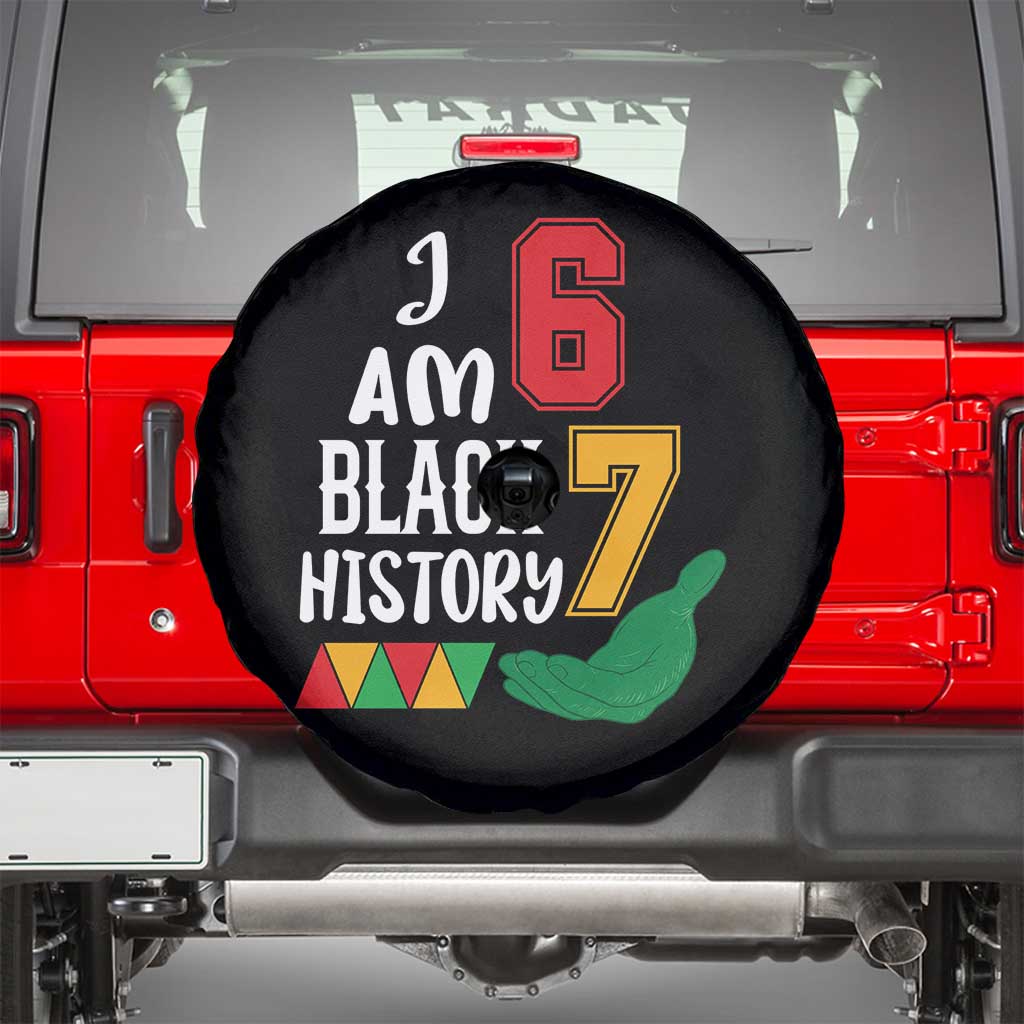 Funny Six Seven African American Spare Tire Cover Black History Month